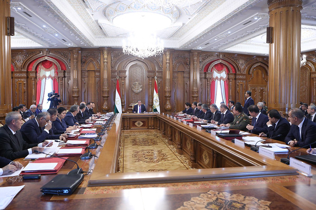 Meeting of the Government of Tajikistan