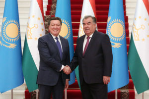 Meeting with the Prime Minister of Kazakhstan Askar Mamin