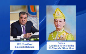 Congratulations letter from  The King of Malaysia to the President of the Republic of Tajikistan on the Independence Day of Tajikistan