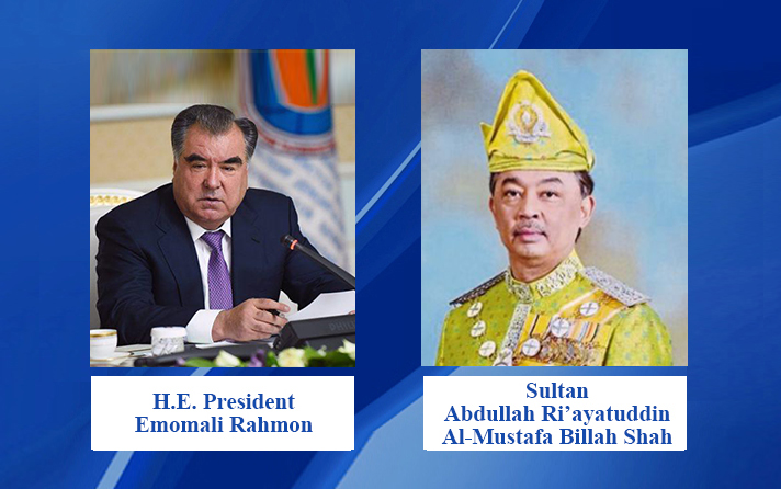 Congratulations letter from  The King of Malaysia to the President of the Republic of Tajikistan on the Independence Day of Tajikistan