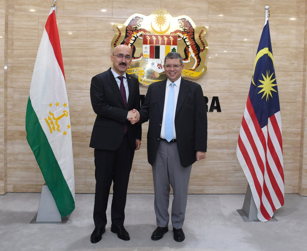 Meeting of the Ambassador of the Republic of Tajikistan with the Minister of Foreign Affairs of Malaysia