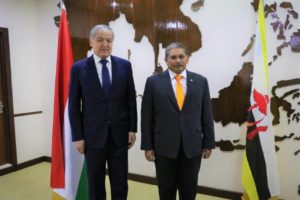 Meeting of the Ministers of Foreign Affairs of Tajikistan and Brunei