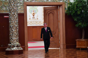 Emomali Rahmon is sworn in as the President of the Republic of Tajikistan