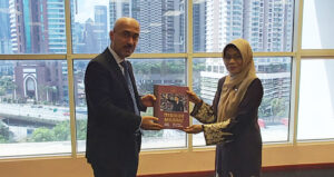 Meeting of the Ambassador of the Republic of  Tajikistan to Malaysia with  Maizan Binti Ismail Director General of National Library of Malaysia