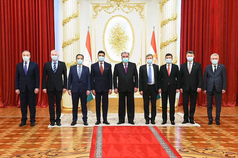 Reception of letters of credence from six new ambassadors