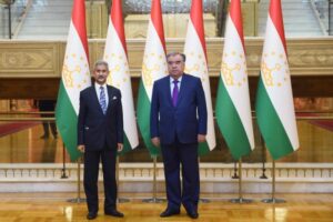 President Emomali Rahmon Receives Indian External Affairs Minister Jaishankar