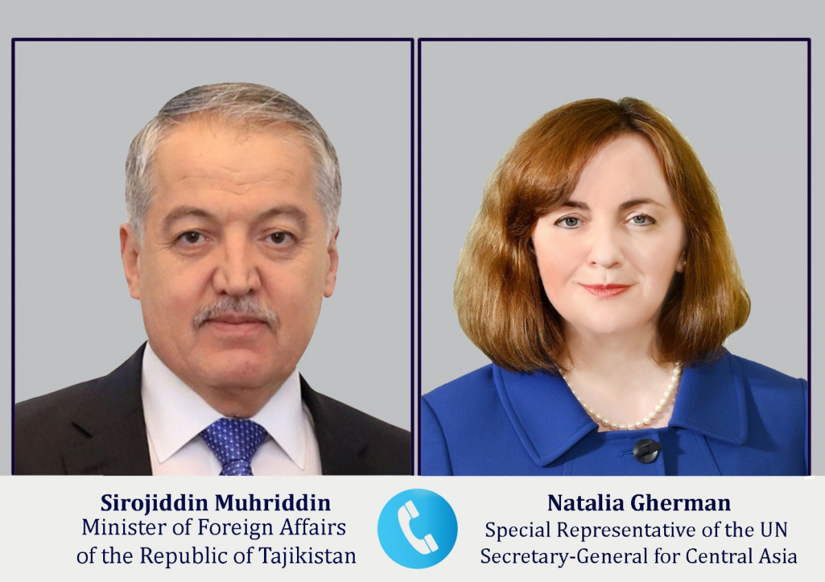Telephone conversation of the Minister of Foreign Affairs with the Special Representative of the UN Secretary General for Central Asia