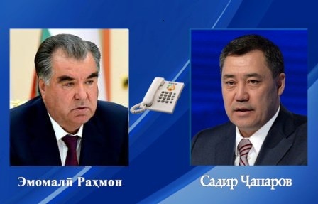 Telephone conversation of the President of Tajikistan with the President of Kyrgyzstan