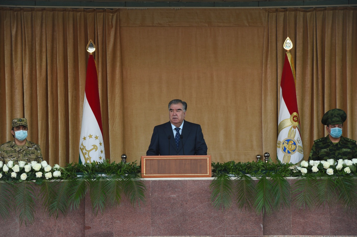 Speech of the Leader of the Nation, President of the Republic of Tajikistan, His Excellency Mr. Emomali Rahmon, before the members of the Armed Forces and law enforcement agencies
