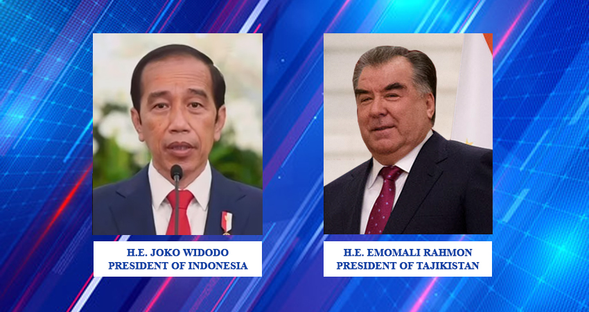 Congratulatory Message of the President of the Republic of Tajikistan to the President of the Republic of Indonesia