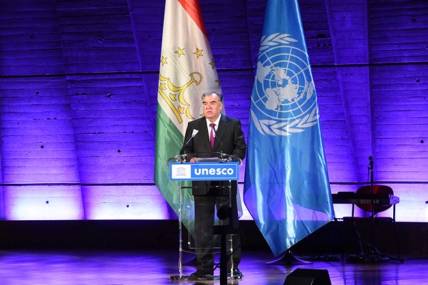 Speech by the President of Tajikistan at the opening ceremony of the Tajikistan Culture Day in UNESCO