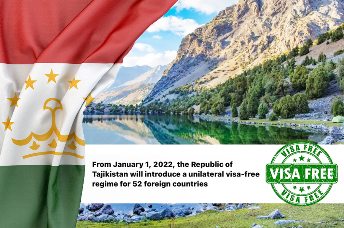Tajikistan introduced visa exemption for citizens of 52 countries
