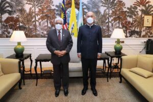 A courtesy call of the Ambassador of the Republic of Tajikistan to the Governor of the State of Penang