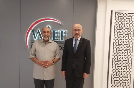 A courtesy call of the Ambassador of the Republic of Tajikistan to the Chairman of the World Islamic Economic Forum Foundation