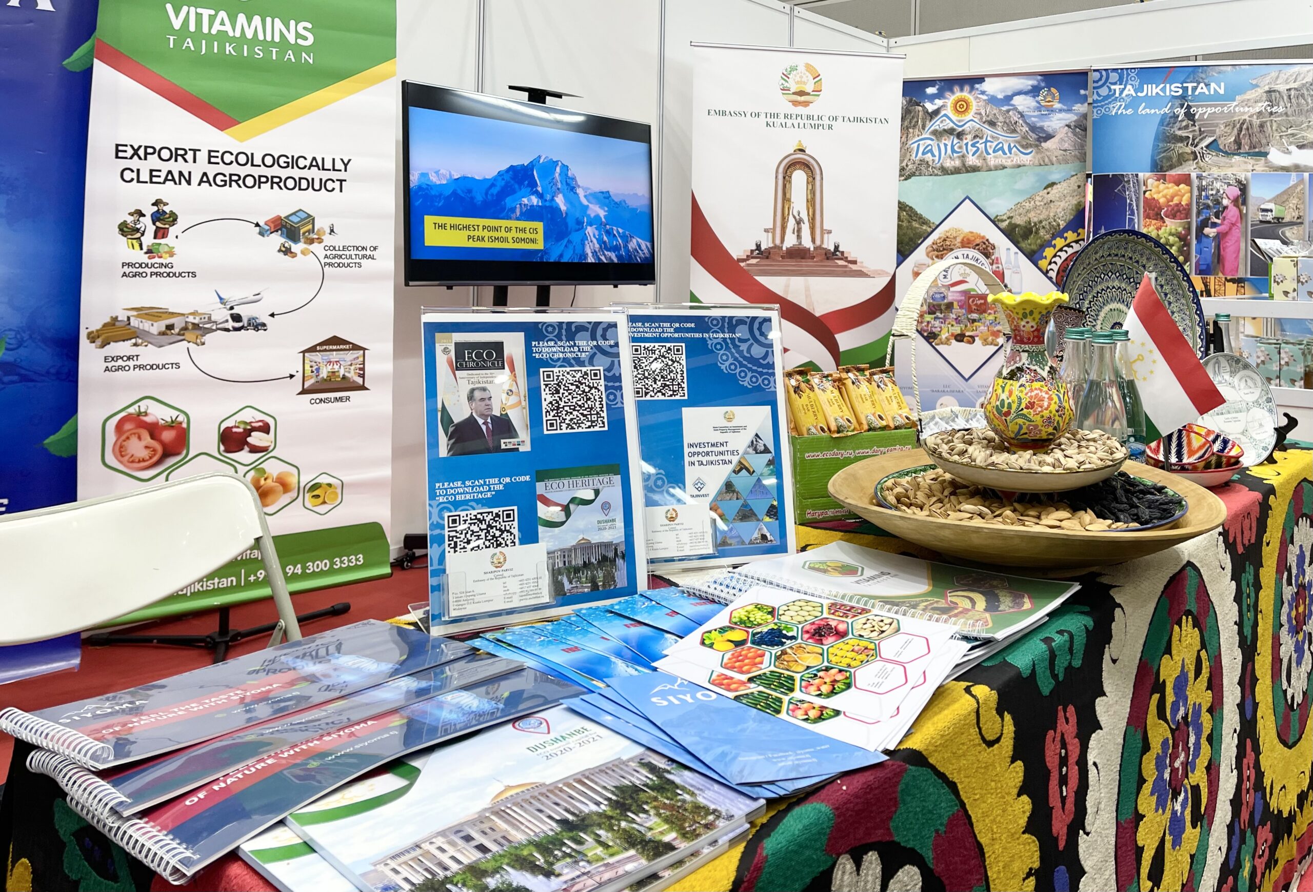 The Embassy of the Republic of Tajikistan participated in the 6th Selangor International Business Summit 2022 and 8th Selangor International Expo (F&B) 2022