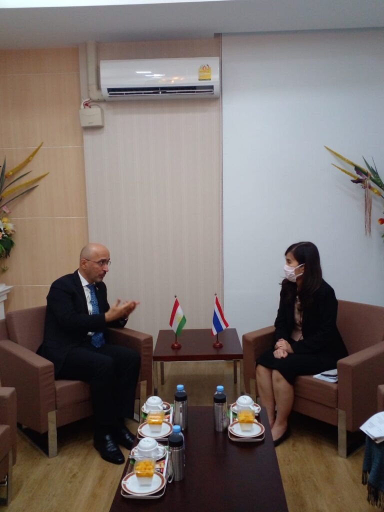 Meeting of Ambassador with the Deputy Permanent Secretary of the Ministry of Culture of Thailand