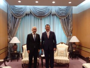 Meeting of Ambassador with the Director-GeneralDepartment of South Asian, Middle East and African Affairs of the Kingdom of Thailand
