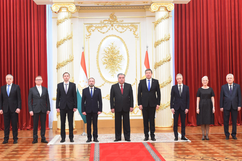 Receiving of credentials from newly appointed ambassadors of Ukraine, European Union, Latvia, Sweden, Finland and Greece