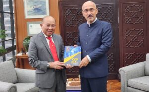 Meeting of Ambassador with the President of the Malaysia South-South Association (MASSA) and Chairman of the AmBank Group