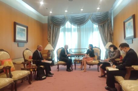 Meeting of the Ambassador of the Republic of Tajikistan with the Deputy Director General of the Ministry of Foreign Affairs of Thailand