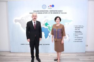 Meeting of the Ambassador of the Republic of Tajikistan with the Deputy Director General of the Thailand International Cooperation Agency