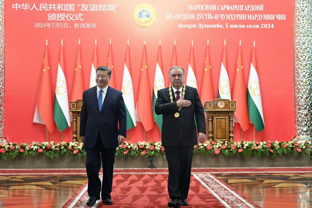 Ceremony of decorating the Leader of the Nation Emomali Rahmon with the highest award of the People’s Republic of China – the Order of “Friendship”