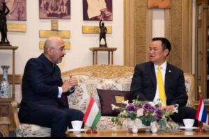 His Excellency Ardasher Qodiri, Ambassador Extraordinary and Plenipotentiary of the Republic of Tajikistan to Thailand, met with His Excellency Anutin Charnvirakul, Deputy Prime Minister and Minister of Interior of the Kingdom of Thailand.