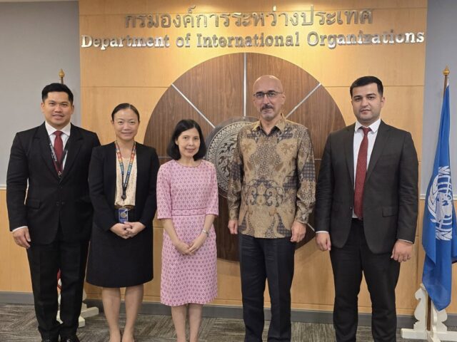 Meeting of Ambassador with Director General of the Department of International Organizations of the Ministry of Foreign Affairs of the Kingdom of Thailand