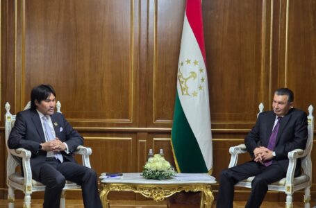 Prime Minister of the Republic of Tajikistan receives Tunku Besar Seri Menanti of Negeri Sembilan, Malaysia