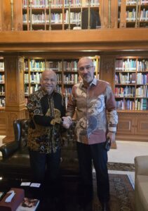 Ambassador Meets with Chairman of the Habibie Center and President Commissioner of PT Ilthabi Rekatama