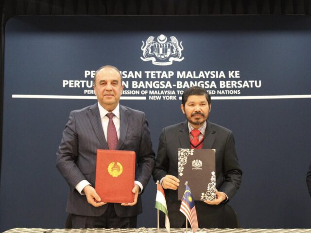 Signing of a Memorandum of Understanding between the Governments of Tajikistan and Malaysia in the field of statistics