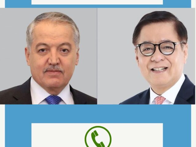 Telephone conversation between the Foreign Ministers of Tajikistan and Thailand